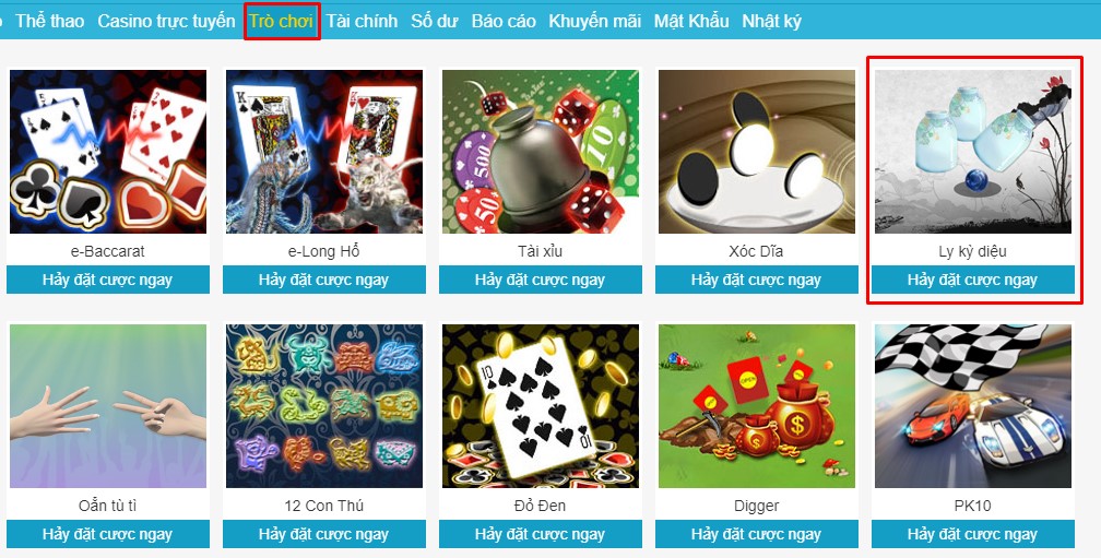 Chơi ly kỳ diệu Magic Cup, ly kì diệu tinycat99, cách chơi ly kì diệu tinycat99, magic cup tinycat99, ly ki dieu tinycat99