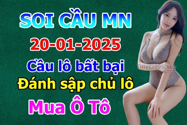 soi cầu xsmn 20-01-2025, soi cầu mn 20/01/2025, dự đoán xsmn 20-01-2025, btl mn 20 01 2025, dự đoán miền nam 20/01/2025, chốt số mn 20-01-2025, soi cau mien nam 20-01-2025