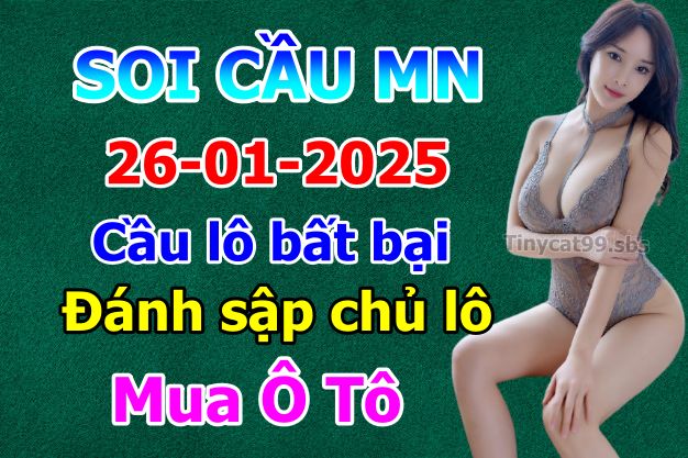 soi cầu xsmn 26-01-2025, soi cầu mn 26-01-2025, dự đoán xsmn 26-01-2025, btl mn 26-01-2025, dự đoán miền nam 26-01-2025, chốt số mn 26-01-2025, soi cau mien nam 26 01 2025